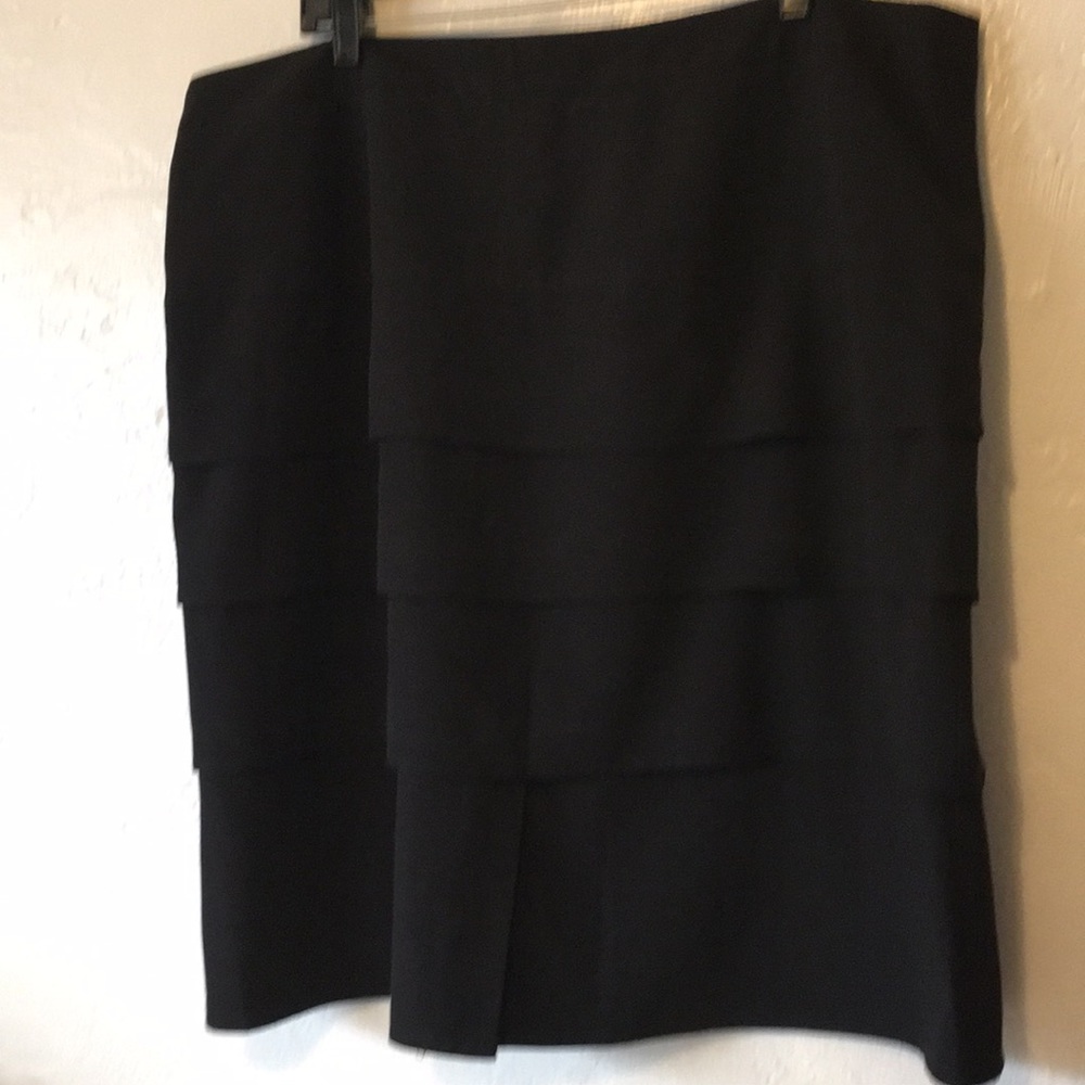 Sandro Women Black Layered Skirt